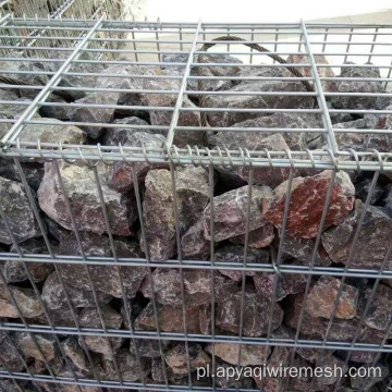 Spawany pudełko gabion/oporowe ściany ocynkowane pudełko gabionowe